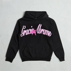 Gracie Abrams Black Star Hoodie (NWOT)